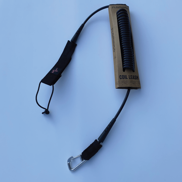 Leash Coil Wingfoil avec Carabiner - FLAMINGO